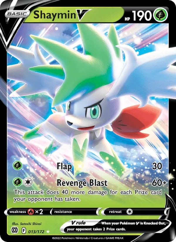 Carte Shaymin V — Brilliant Stars