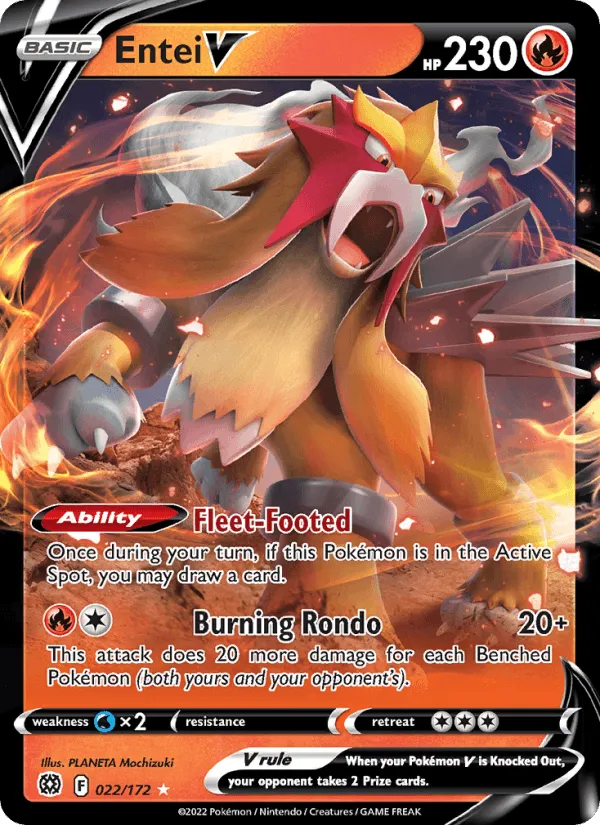 Carte Entei V — Brilliant Stars