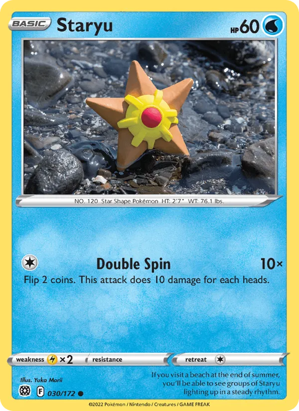 Carte Staryu — Brilliant Stars