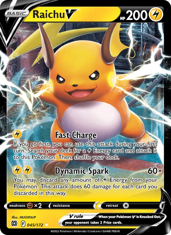 Carte Raichu V — Brilliant Stars