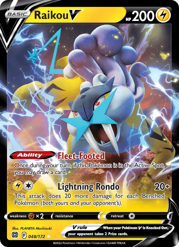 Carte Raikou V — Brilliant Stars