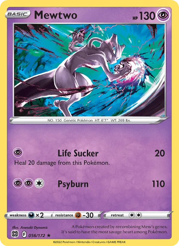 Carte Mewtwo — Brilliant Stars