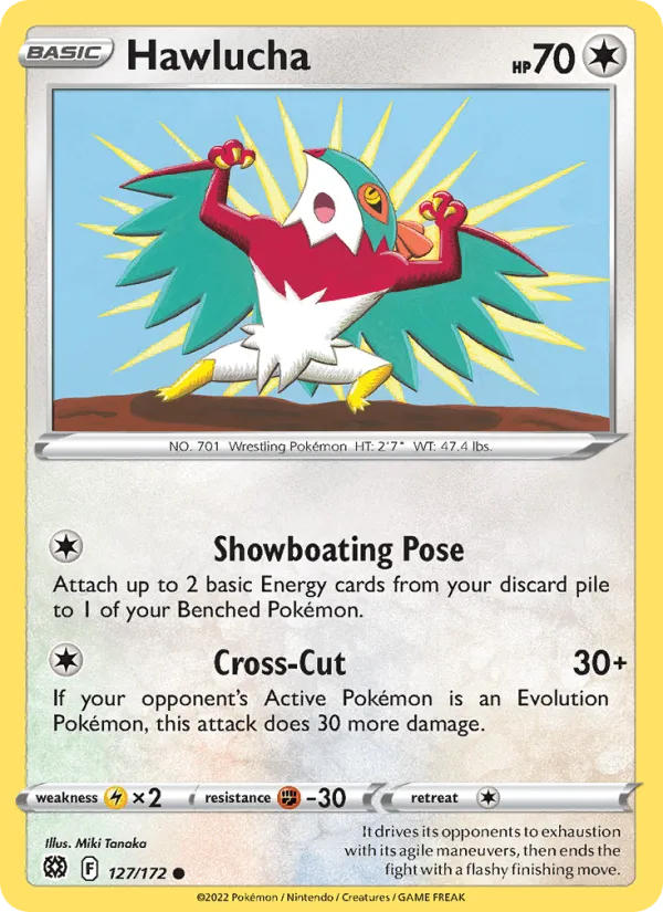 Carte Hawlucha — Brilliant Stars
