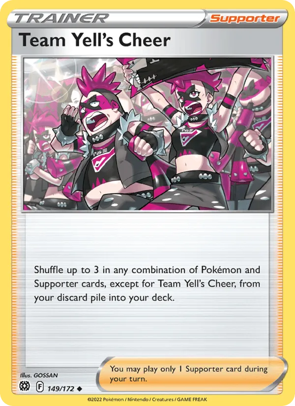 Carte Team Yell's Cheer — Brilliant Stars