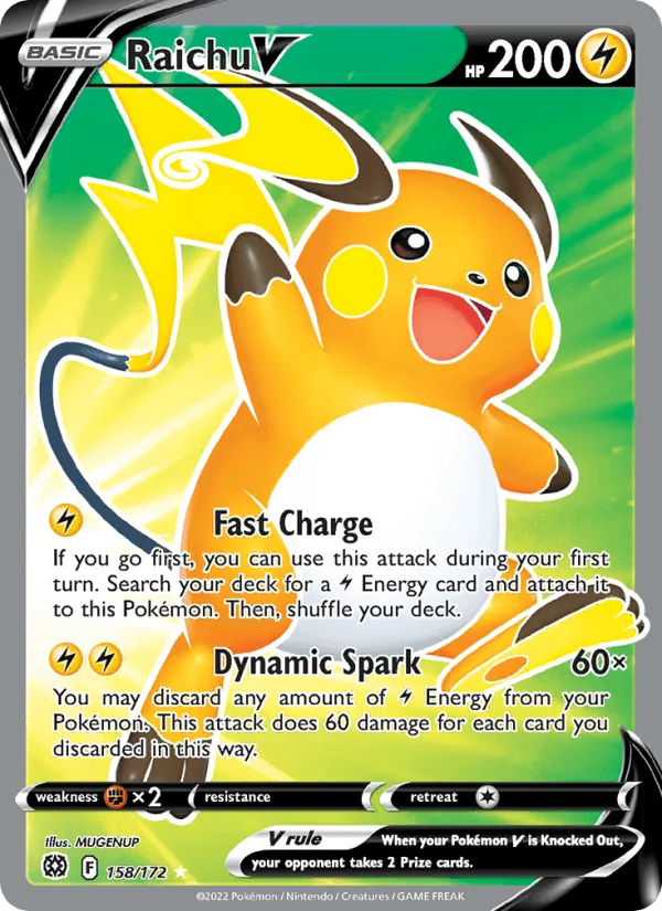 Carte Raichu V — Brilliant Stars