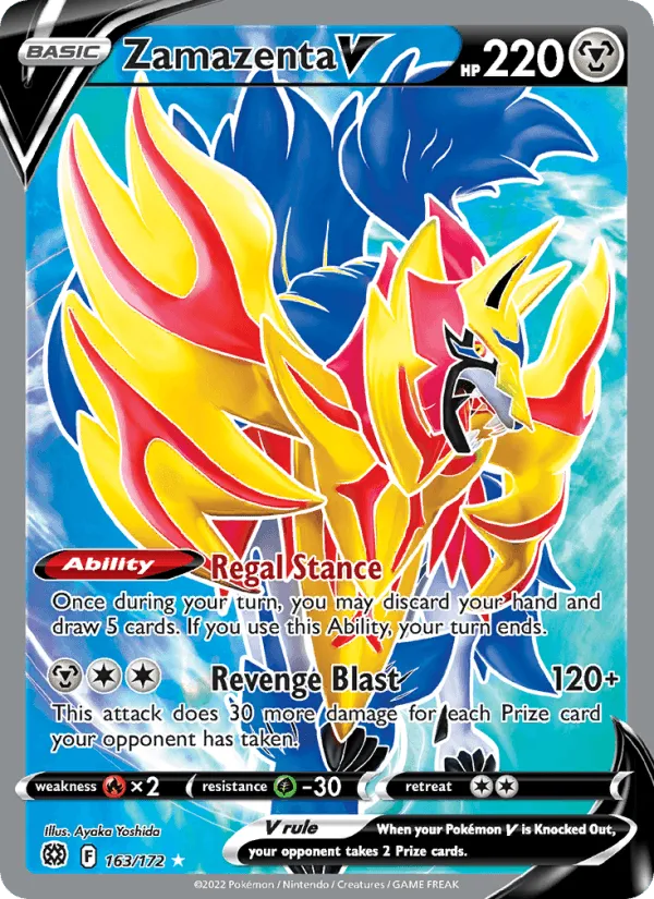 Carte Zamazenta V — Brilliant Stars