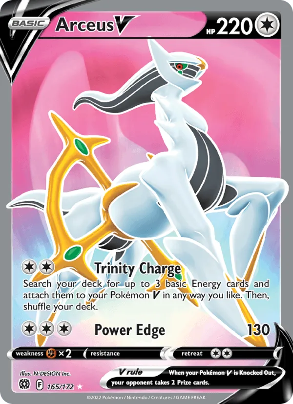 Carte Arceus V — Brilliant Stars