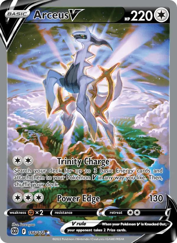 Carte Arceus V — Brilliant Stars