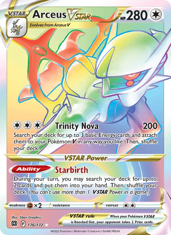 Carte Arceus VSTAR — Brilliant Stars