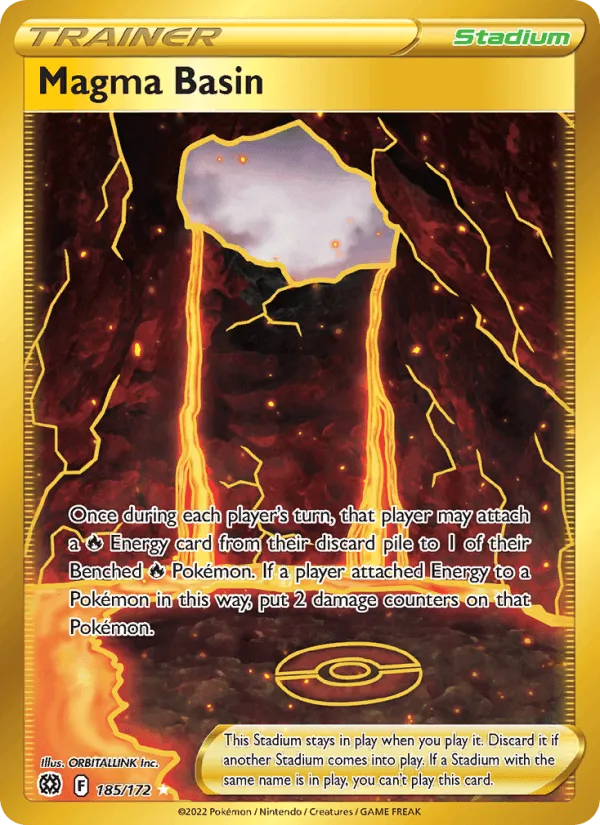 Carte Bassin de Magma — Brilliant Stars