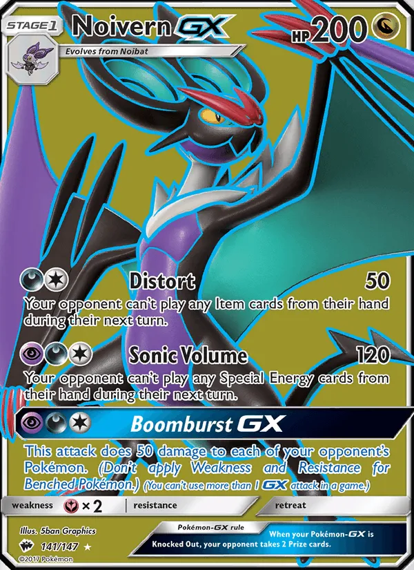 Carte Bruyverne GX — Burning Shadows