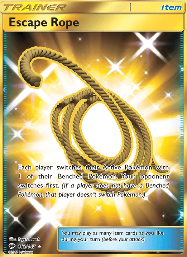 Carte Escape Rope — Burning Shadows