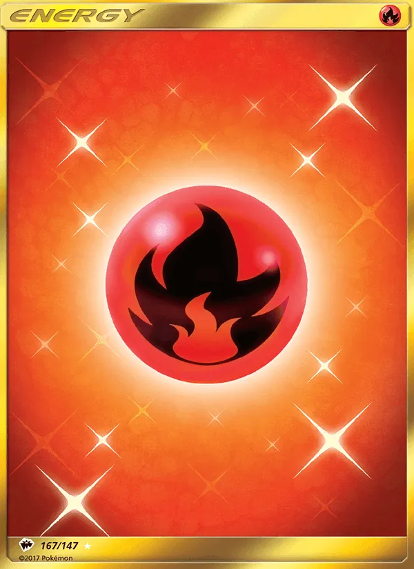 Carte Basic Fire Energy — Burning Shadows