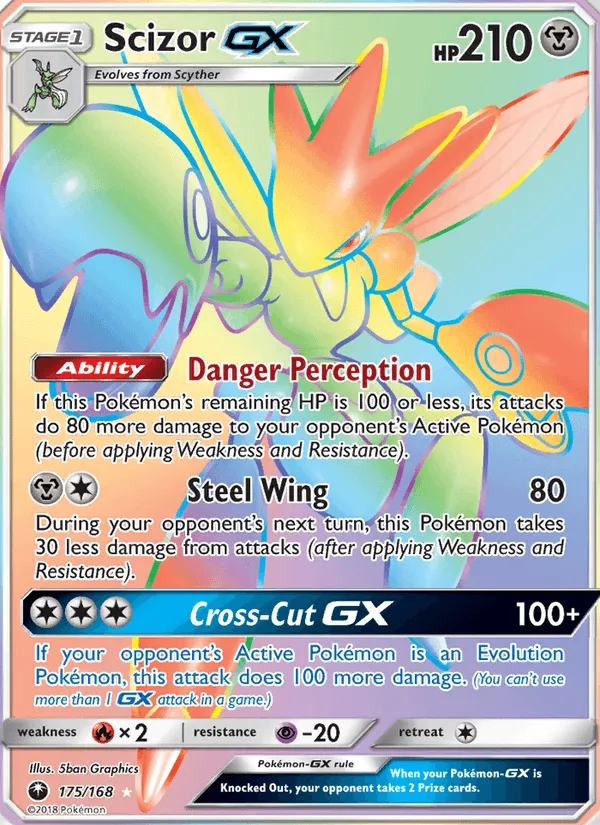 Carte Scizor GX — Celestial Storm