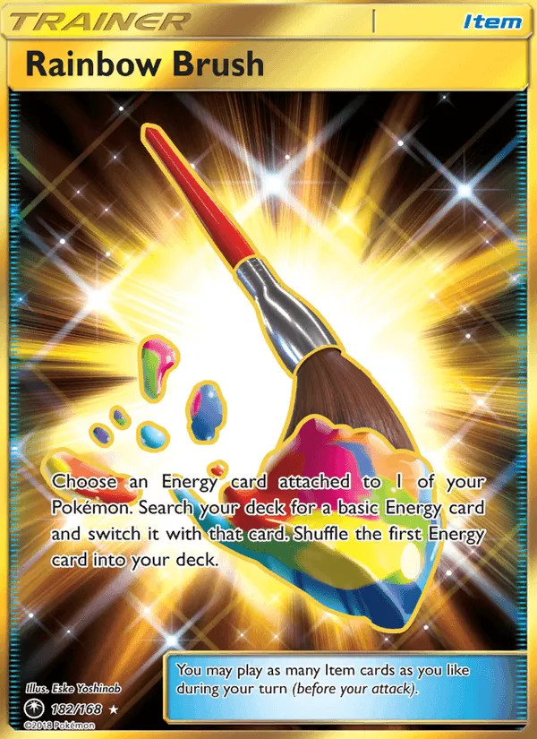 Carte Pinceau Arc-en-Ciel — Celestial Storm
