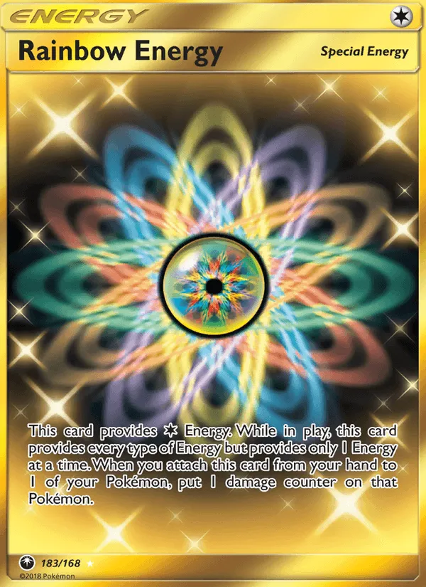 Carte Énergie Multicolore — Celestial Storm