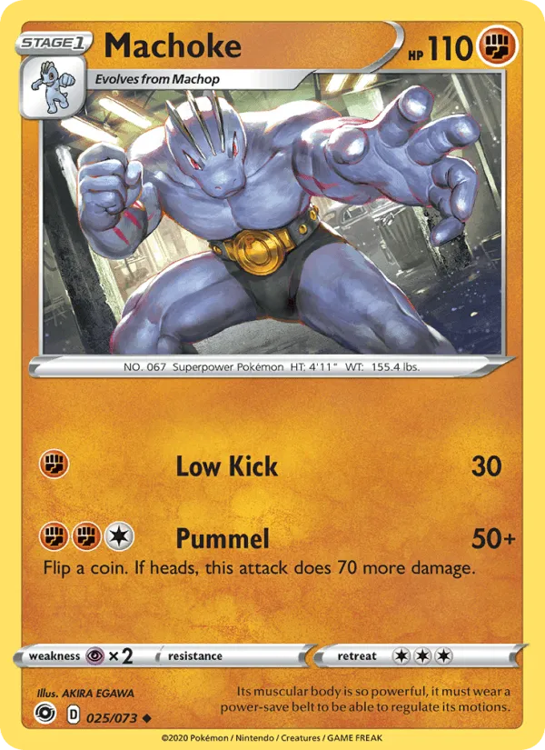 Carte Machoke — Champion's Path