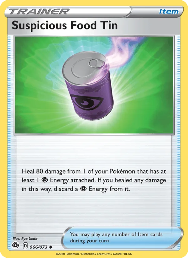 Carte Conserve Douteuse — Champion's Path
