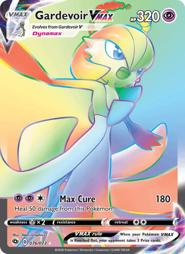 Carte Gardevoir VMAX — Champion's Path
