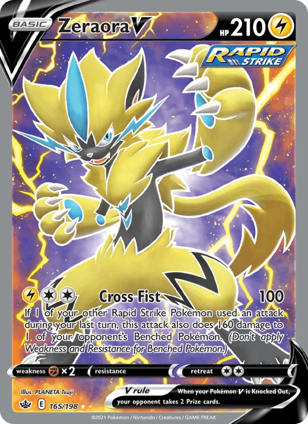 Carte Zeraora V — Chilling Reign