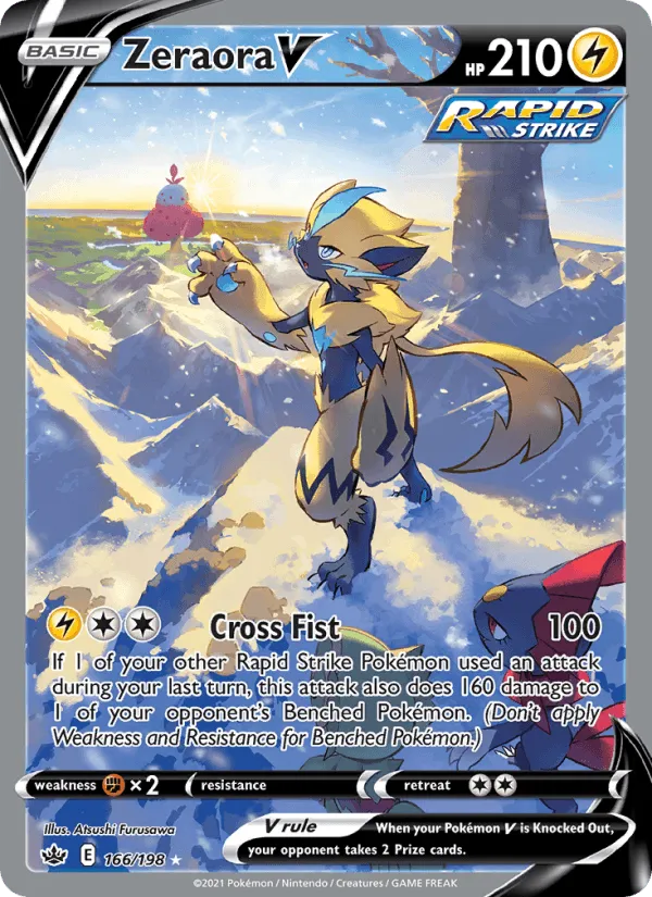 Carte Zeraora V — Chilling Reign