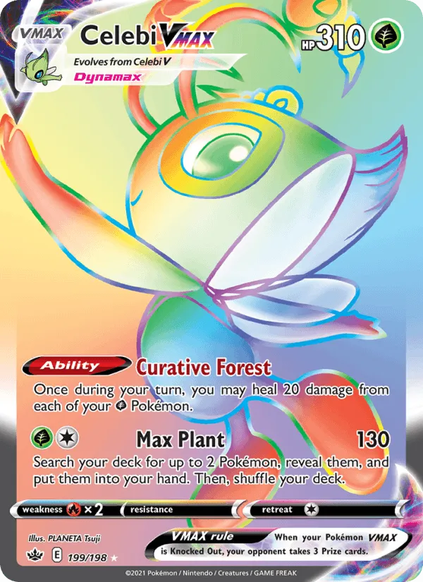 Carte Celebi VMAX — Chilling Reign
