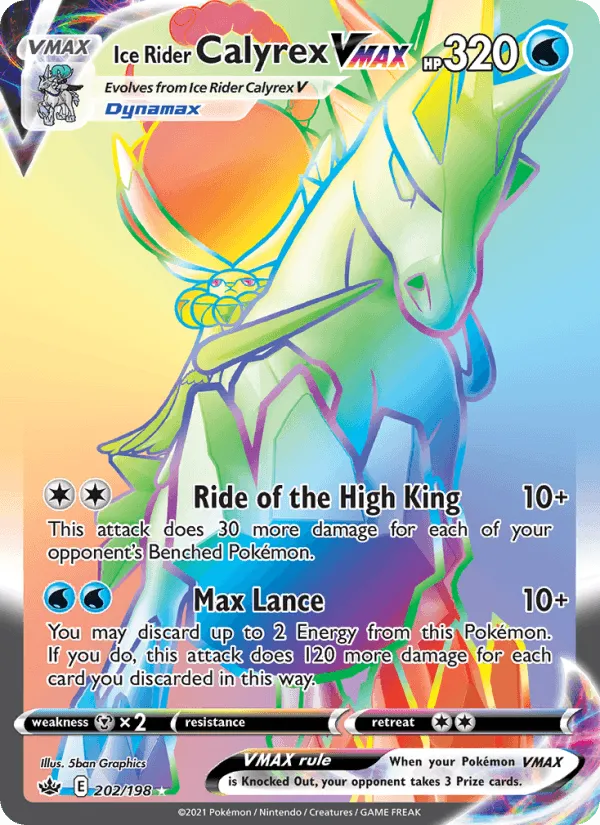 Carte Sylveroy Cavalier du Froid VMAX — Chilling Reign