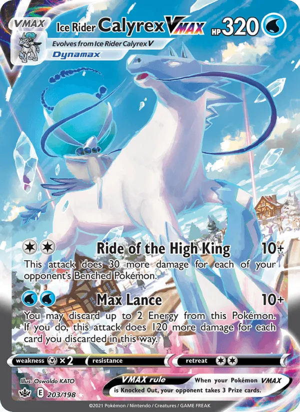 Carte Sylveroy Cavalier du Froid VMAX — Chilling Reign