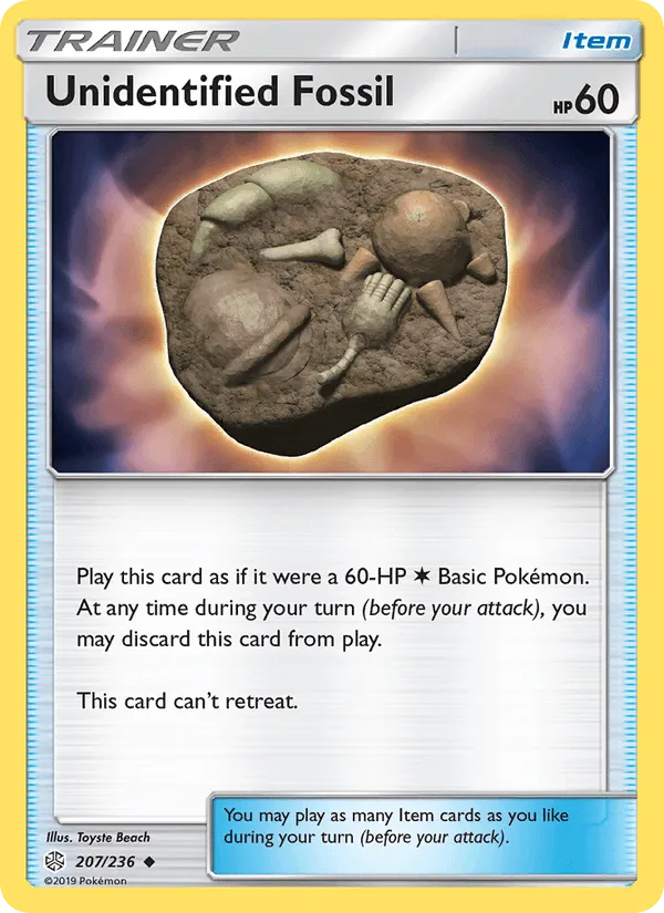 Carte Fossile Inconnu — Cosmic Eclipse