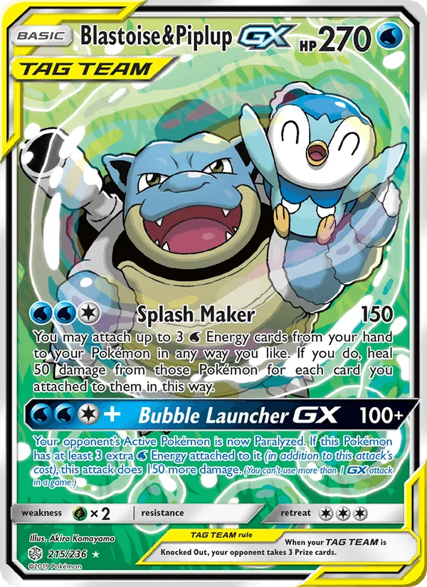 Carte Tortank et Tiplouf GX — Cosmic Eclipse