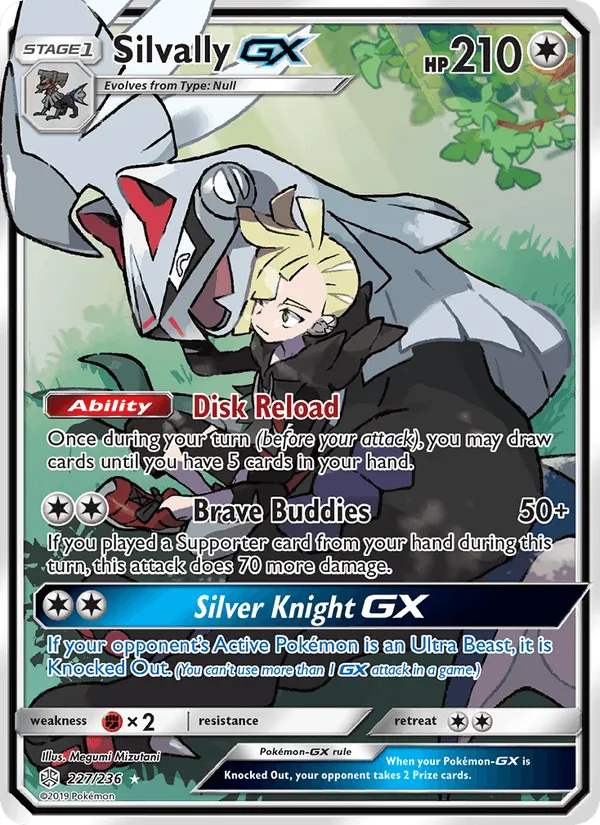 Carte Silvallié GX — Cosmic Eclipse