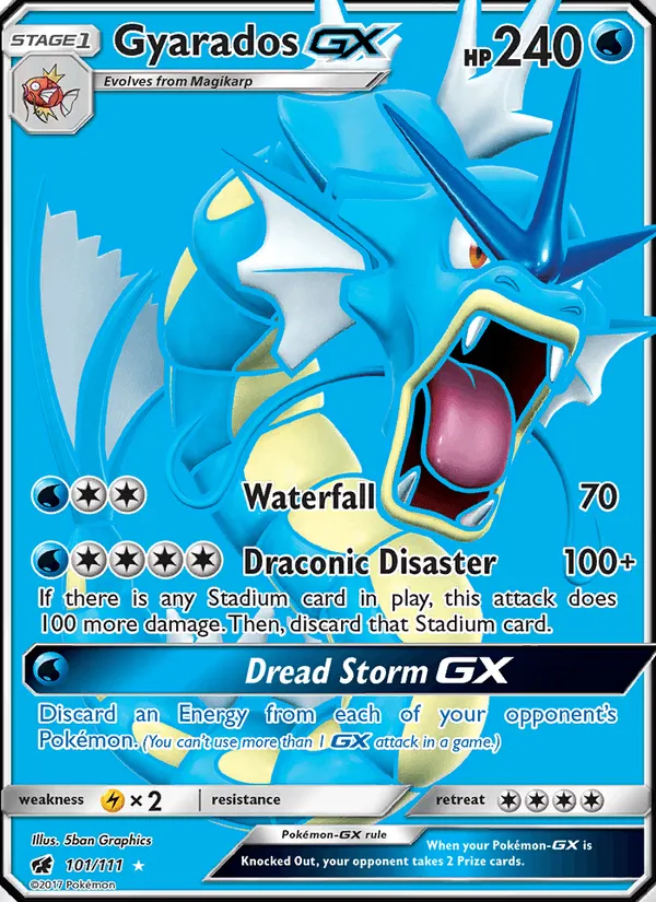Carte Gyarados-GX — Crimson Invasion