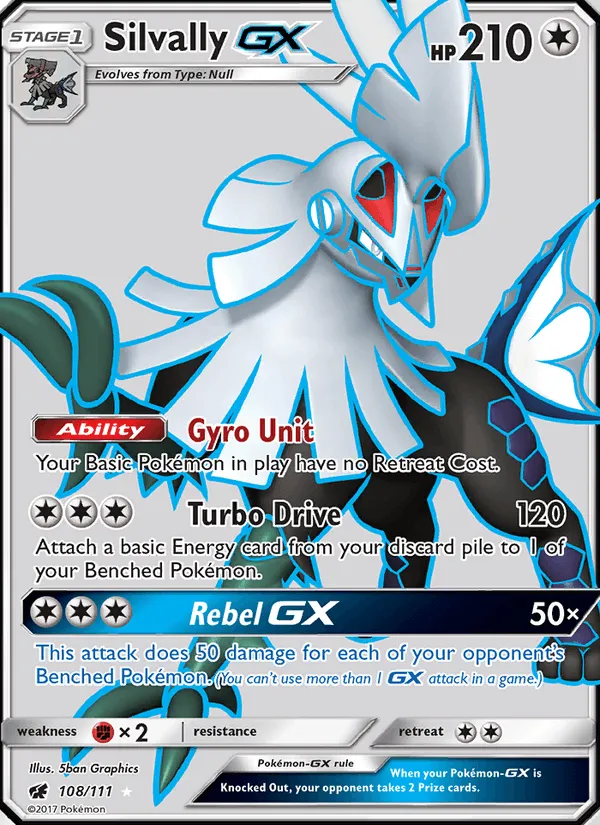 Carte Silvallié GX — Crimson Invasion