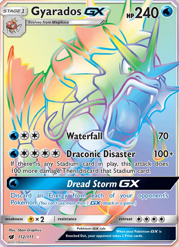 Carte Gyarados-GX — Crimson Invasion