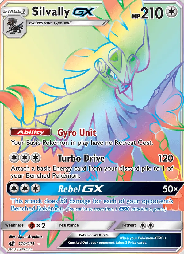 Carte Silvallié GX — Crimson Invasion