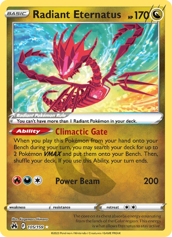 Carte Éthernatos Radieux — Crown Zenith