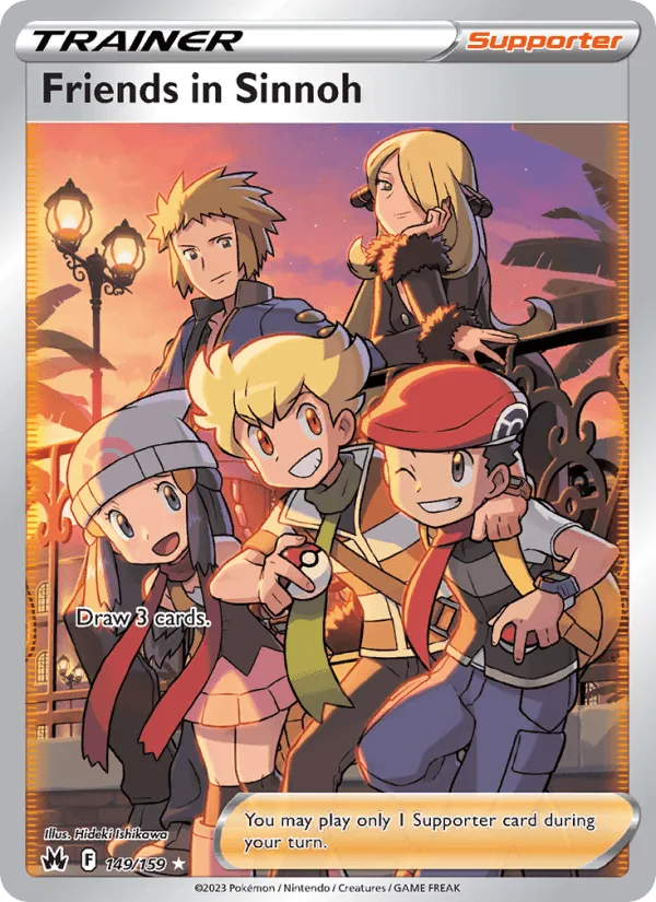 Carte Amis de Sinnoh — Crown Zenith