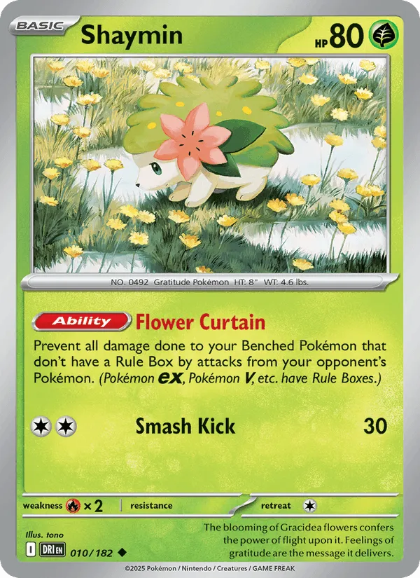 Carte Shaymin — Destined Rivals Additionals