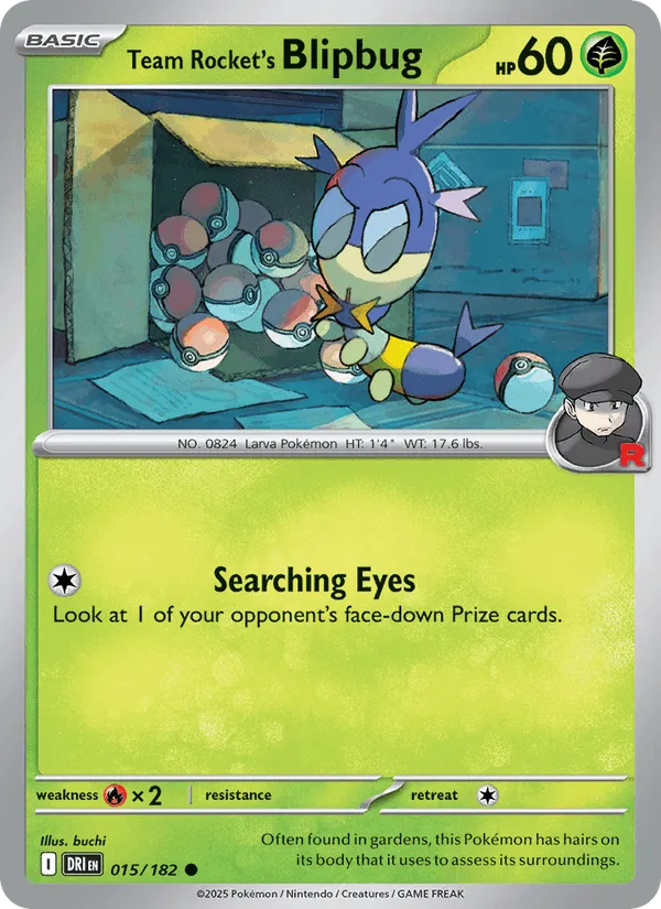 Carte Larvadar de la Team Rocket — Destined Rivals Additionals