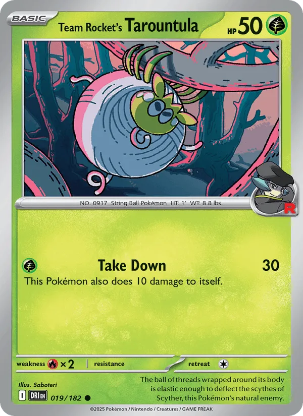 Carte Tissenboule de la Team Rocket — Destined Rivals Additionals