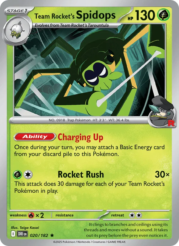Carte Filentrappe de la Team Rocket — Destined Rivals Additionals