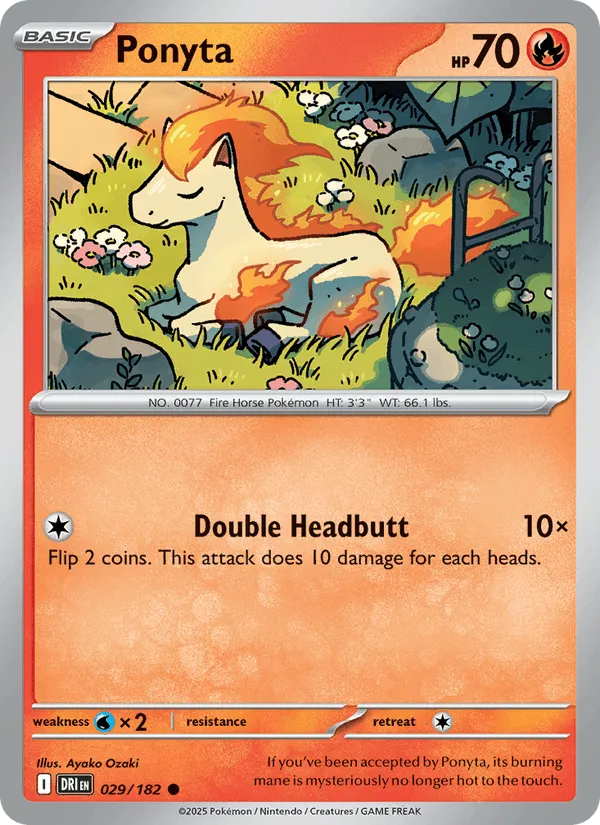 Carte Ponyta — Destined Rivals Additionals