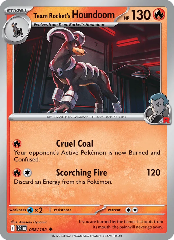 Carte Démolosse de la Team Rocket — Destined Rivals Additionals