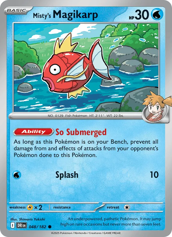 Carte Magicarpe de Ondine — Destined Rivals Additionals