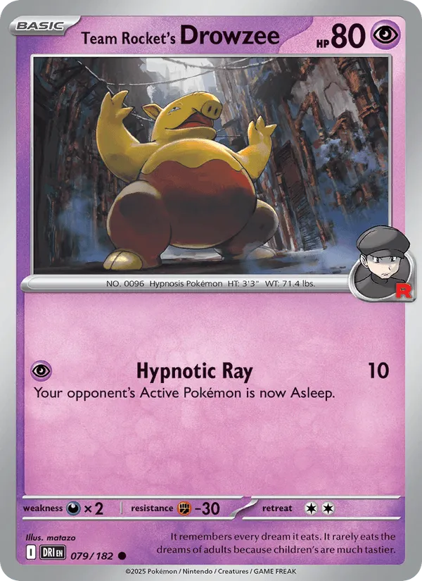 Carte Soporifik de la Team Rocket — Destined Rivals Additionals