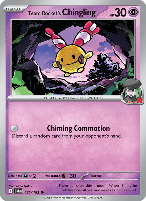 Carte Korillon de la Team Rocket — Destined Rivals Additionals