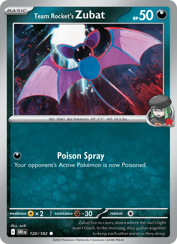 Carte Nosferapti de la Team Rocket — Destined Rivals Additionals