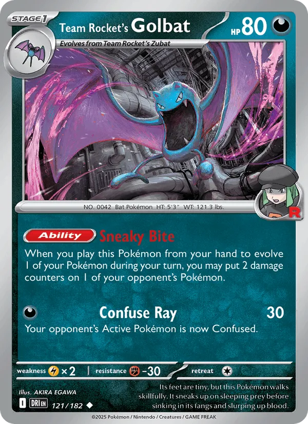 Carte Nosferalto de la Team Rocket — Destined Rivals Additionals