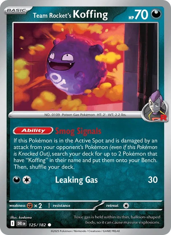 Carte Smogo de la Team Rocket — Destined Rivals Additionals