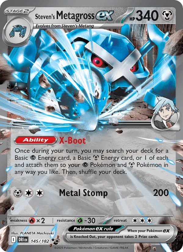 Carte Métalosse ex de Pierre — Destined Rivals Additionals